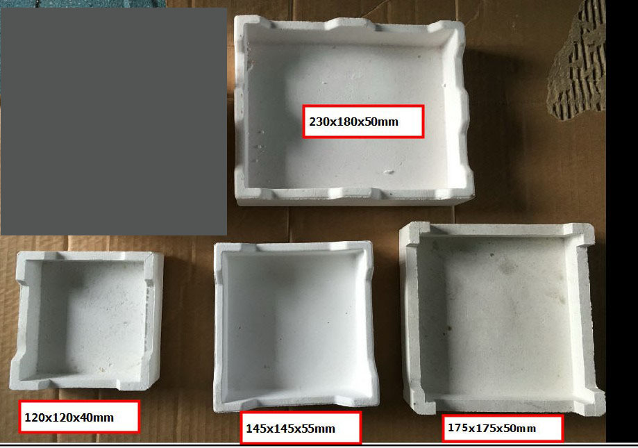90%alumina high temperature corundum Monet stone ark square corundum crucible sintered box bowl