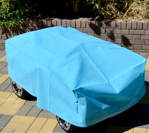 Childrens electric stroller Childrens four-wheeled car cover car coat dustproof car cover special large non-woven fabric length 130
