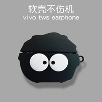 Wivo Tws наушники [Угольная таблетка]+крюк*привлекательный качество силиконового генерала*Прямые волосы