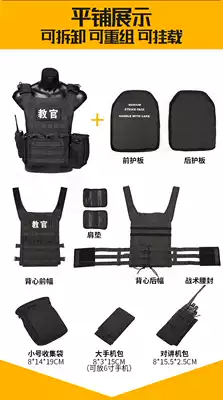 JPC2 0 quick release training vest protection multi-function tactical vest Body armor extended steel plate pluggable plate