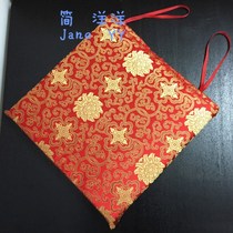 Songfang Red Wood Furniture Cushion Solid Wood Home Dining Chair Cushion China Wind Brocade Brocade Chinese Sofa Chair Submat too