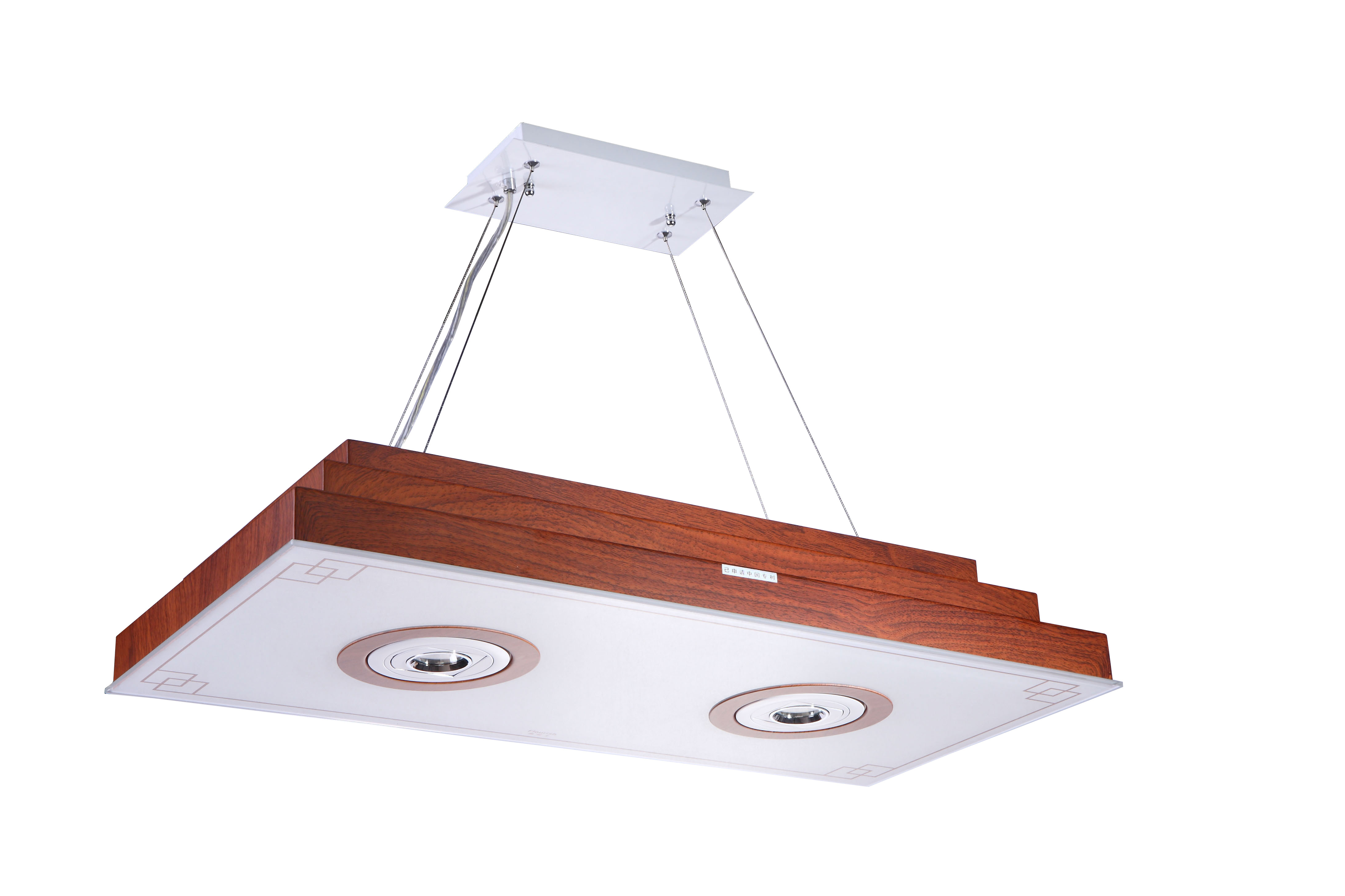 Smart Eco Frau FLSCD0640102B Flowers Pear Wood Dining Room Bookroom Suction Chandelier