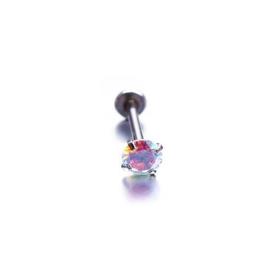 shinma18G insert rod type PUSHIN zircon rhinestone ball insert rod nose nail ear nail ear bone nail lip nail