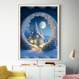 蒙娜丽莎 Cross -STITCH 2023 Новая линейная вышивка гостиной ежемесячно светород