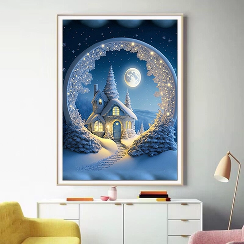 蒙娜丽莎 Cross -STITCH 2023 Новая линейная вышивка гостиной ежемесячно светород