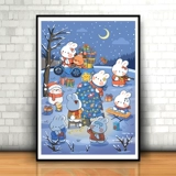 Мультяшный кролик, ручка, «сделай сам», коллекция 2023