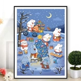 Мультяшный кролик, ручка, «сделай сам», коллекция 2023