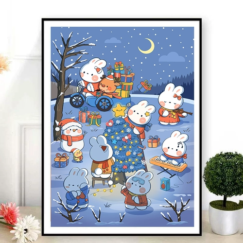 Мультяшный кролик, ручка, «сделай сам», коллекция 2023