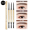 Small Gold Bar Eyebrow Pen [04 Grey Brown+05 Dark Brown+06 Brown