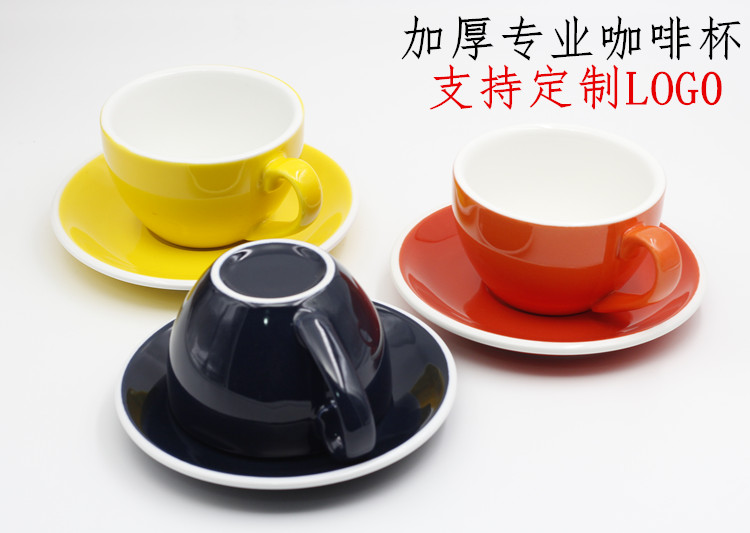 Cappuccino hoa latte cốc cà phê Bộ gốm sứ châu Âu Gia vị Ý sản phẩm duy nhất cốc cà phê món ăn 220ml - Cà phê phin pha cafe đẹp
