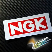Moto net red windows NGK sticker car stickler Flower NGK Appliquet Creative Infinity Electric Self Car Personality Sticker