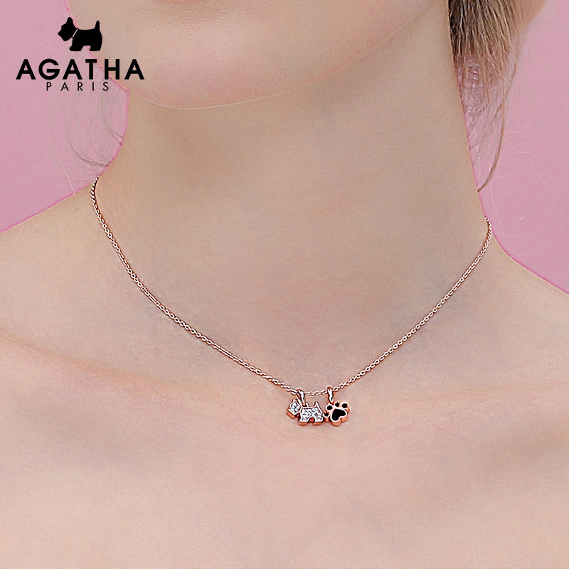 agatha necklace dog