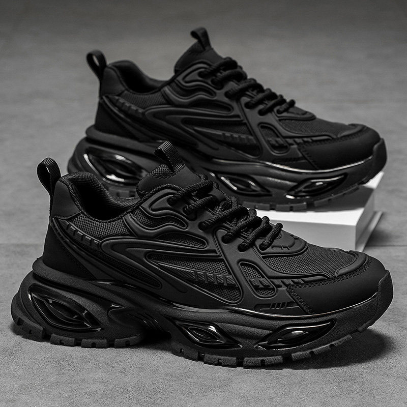 Putian Men's Shoes 2026 New Winter Non-Slip Soft Sole Air Cushion Shock-Absorbing Casual Men's Running Sports Dad Shoes Trendy Shoes