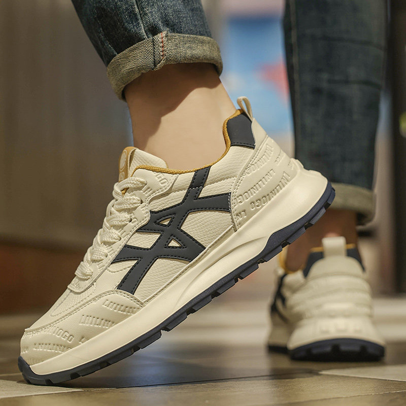 Putian Men's Shoes 2026 New Winter High-End Casual Versatile Height-Increasing Men's Sneakers European Style