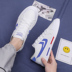 Nhật Bản nhỏ đôi giày trắng của đàn ông mềm solesummer thở giày vải trắng 2020 mỏng dưới ánh sáng lái xe giày thủy triều mới 
