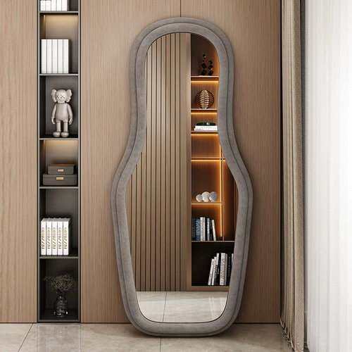 Зеркало специальной формы в стиле Ins, зеркало в полный рост, домашнее напольное зеркало, магазин одежды, декоративное зеркало, зеркало для спальни для девочек