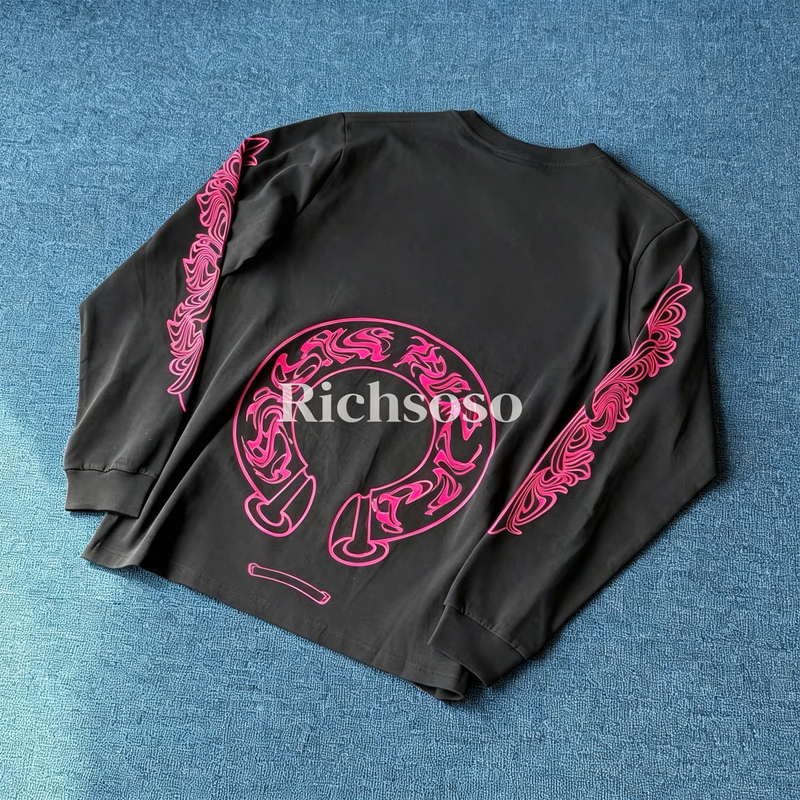 Ceiling 2026 Pink Vine Sanskrit Print Blackpink Unisex Long-Sleeved Top T-Shirt Ceiling 2026 Pink Vine Sanskrit Print Blackpink Unisex Long-Sleeved Top T-Shirt