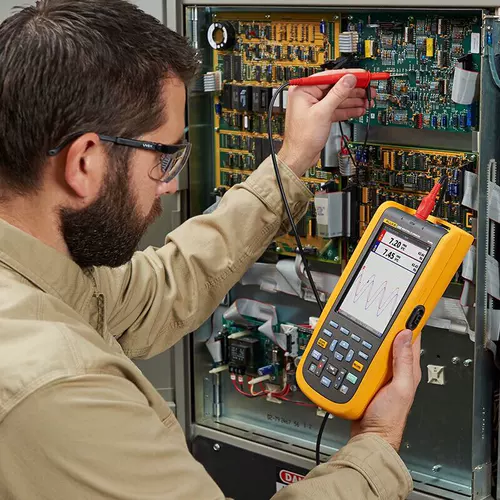 Fluke 123b/S Американский фулькек, удерживающий осциллограф/таблица, оригинальный налог включает бесплатную доставку