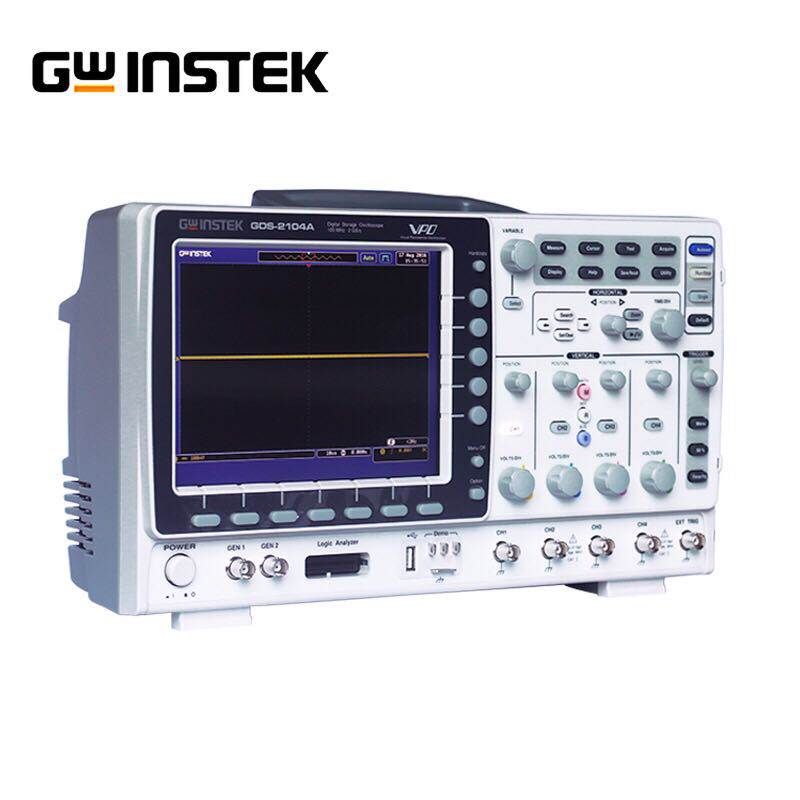 GDS-2104A 100M 4-way digital storage oscilloscope Taiwan solid weft 