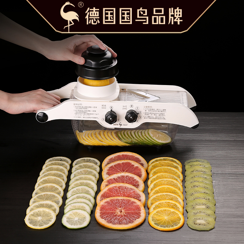 German cut lemon slicer milk tea shop fruit tea manual multi-function artifact commercial fruit slicer