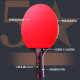 Huisheng 5-star-star-grade professional-table tennis racket horizontal and straight anti-glu beginner training table tennis racket ສໍາ​ເລັດ​ຮູບ racket