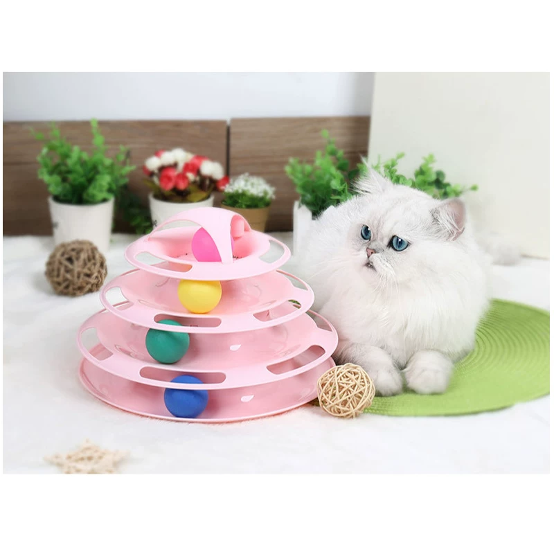 Игрушка с ограждением, кот, питомец, котёнок