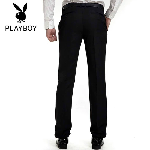 Playboy, летние шелковые тонкие штаны, классический костюм для отдыха, в корейском стиле