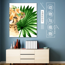 Collar Classic Diy Digital Oil Painting Living Room Scenery Green Planting Cute handcrafted Sharp Hand-painted Decorative painting Painted Oil Color