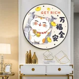 5D Diamond Painting 2025 Full Diamond New Style Гостиная Lucky Cat Simple Masonry Sticker Cross Stitch Diy Diy