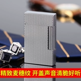 Медная зажигалка с боковым колесиком, Италия, легкий роскошный стиль