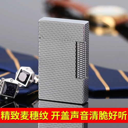 Медная зажигалка с боковым колесиком, Италия, легкий роскошный стиль