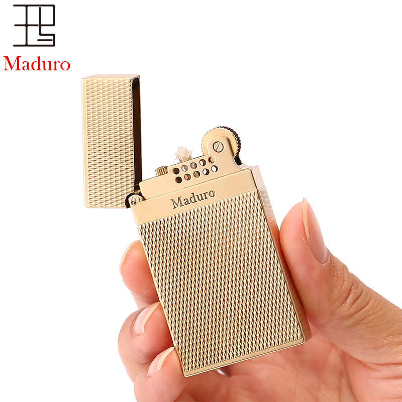 Langsheng kerosene lighter pure copper engraving fine-grained original copper polishing and polishing non-fading ringing copper lighter