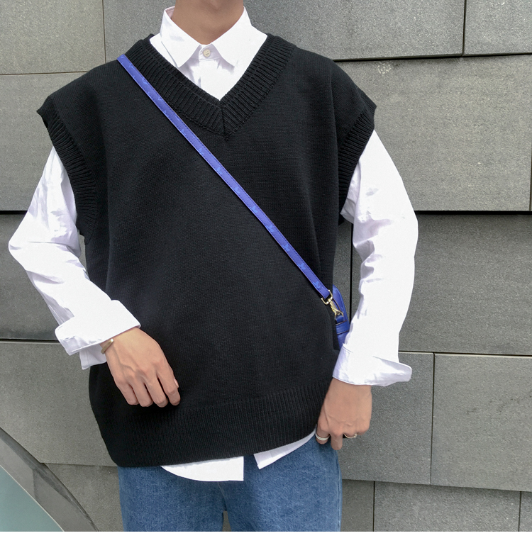 Áo len nam mùa thu đông 2018 và áo len cổ lọ cho học sinh áo cardigan nam