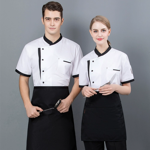 Западный повар для выпечки рабочая одежда с коротки