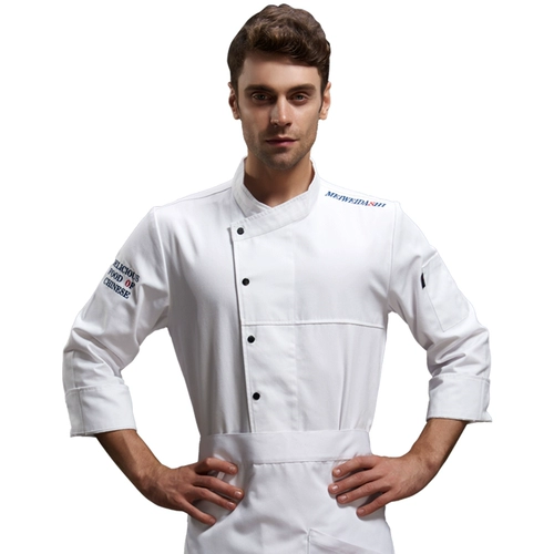 Шеф -повар с семиточниками осенний и зимний мужской западный ресторан кухонный шеф -повар