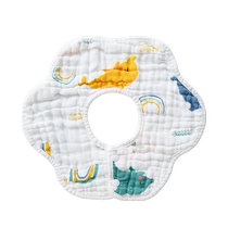 Betas saliva napkin baby summer thin gauze bib newborn baby waterproof anti-vomiting pure cotton bib