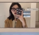 GM khung đen lớn dày gương phẳng Sydney với kính bức xạ chống xanh khung nữ mặt phẳng cận thị thủy triều - Kính kính cận đẹp
