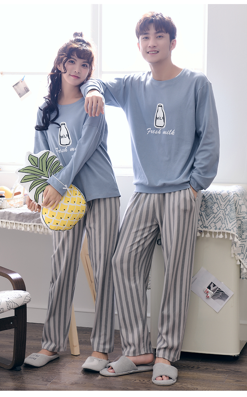 Pyjama mixte en Coton à manches longues - Ref 3006047 Image 17