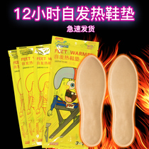 Heated insole without charge full foot warm foot stickers warm feet 100 days winter physics female self-heating insole