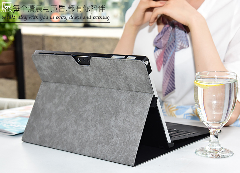 Microsoft bề mặt mới pro bảo vệ bìa pro5 tablet vỏ bảo vệ pro4 da trường hợp 12.3 inch i5 lót M3 túi máy tính i7 hai trong một máy tính phụ kiện khung nam giới và phụ nữ chống mùa thu bàn phím kết nối ipad