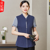 Cleaning aunt work clothes short sleeve womens set hotel hotel room work clothes summer property cleaner uniform