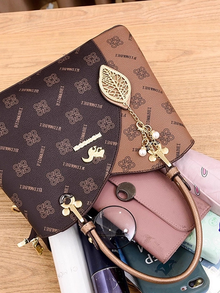 Brand Bag 2024 New Handbag for Women, High-End, Large Capacity, Fashionable, Middle-Aged Mother's Shoulder Crossbody Bag