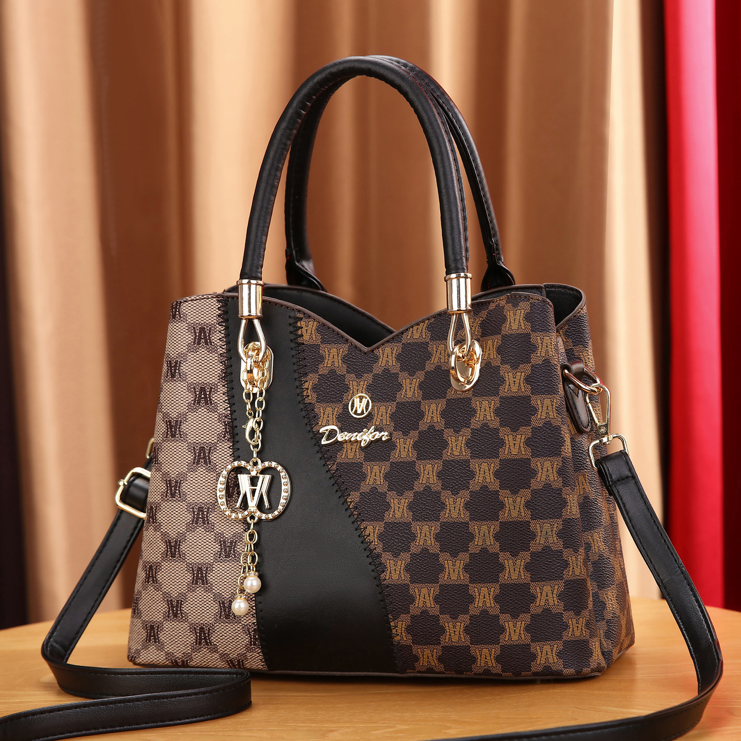 Large-Capacity Handbag, Small Handbag for Women, 2025 New Autumn and Winter Mother's Style, High-End Crossbody Shoulder Bag