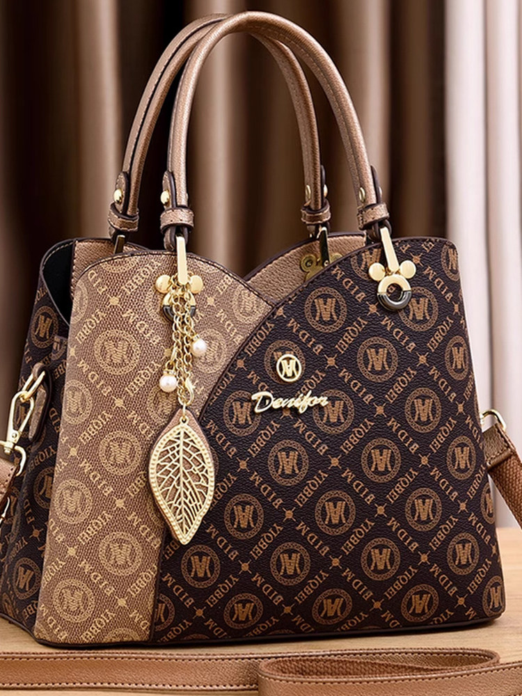 Bags for Commuting, High-End Large Bags, 2024 New Trendy Fashion Brand Handbags, Mother's Bags, Single Shoulder Crossbody Women's Bags