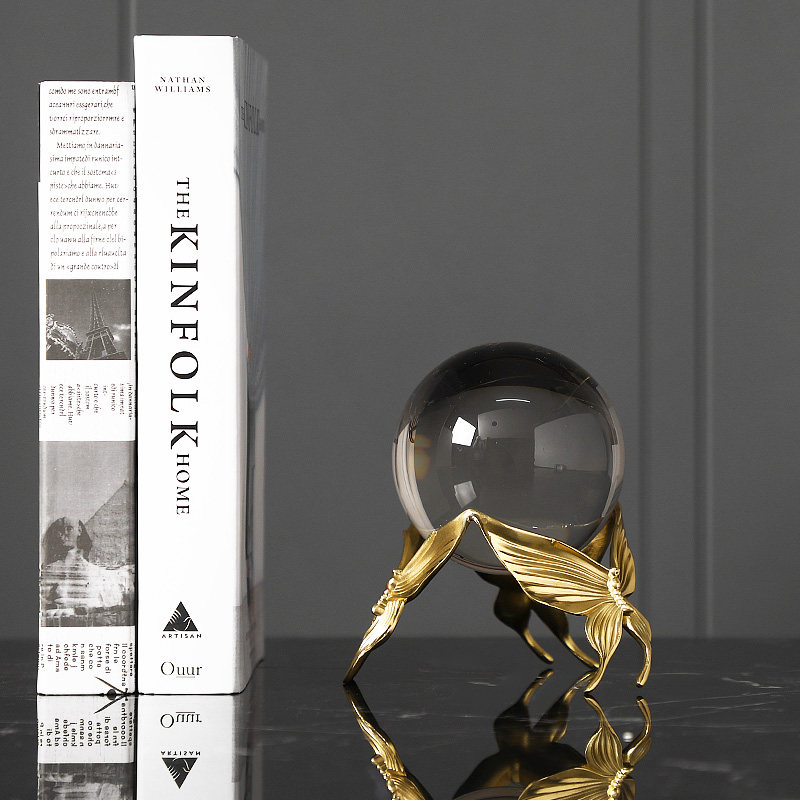 Creative Fashion Butterfly Crystal Ball Small Decoration Living Room TV Cabinet Decoration Modern Light Luxury Office Desktop Decoration