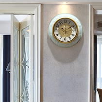 European-style light luxury wall clock living room decoration atmospheric personality watch fashion creative modern clock home art wall watch