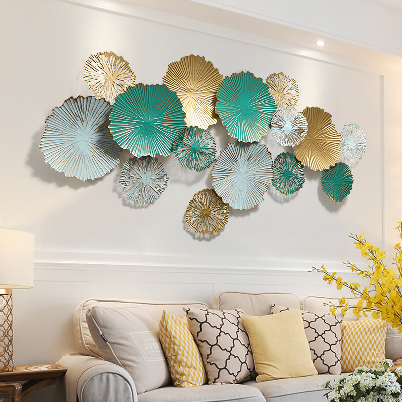 American Solid Sofa Background Wall Hanging Accessories Creative Home Hotel Iron Art Wall Decoration Clubhouse Wall Wall Decoration Decoration