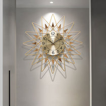 Nordic clock living room home clock creative fashion trend art wall clock modern light luxury personality simple wall watch