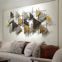 Modern minimalist metal living room background wall wall hanging creative pendant studio wall decoration wrought iron wall decoration