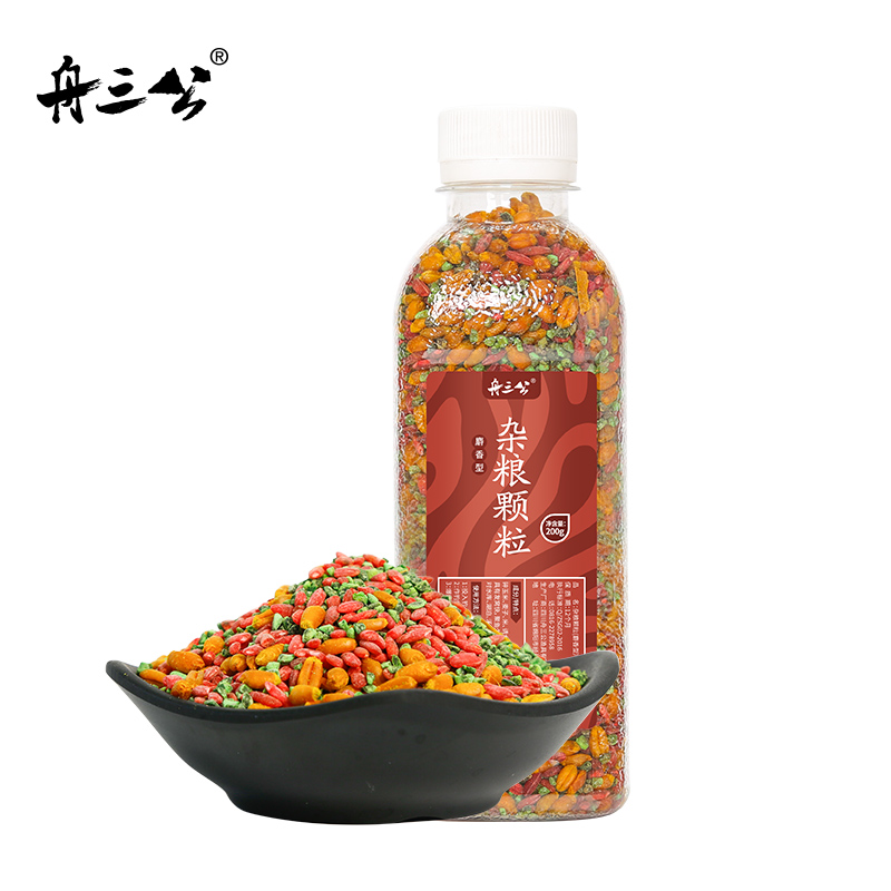 Zhousangong bait bait wine rice grain particles reservoir wild fishing carp crucian carp grass carp bottom bait fishing supplies